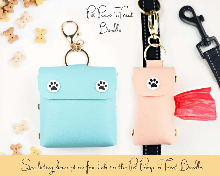 Pet Treat Bag Faux Leather Crafts for Cricut and Silhouette by Maisie Moo Design