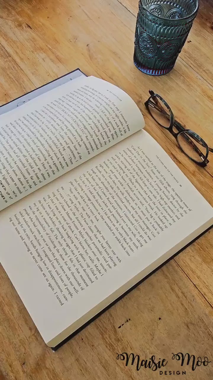 Initial Bookmark SVG | Faux Leather Alphabet Bookmark | Personalised Book Band | Cricut SVG Template A-Z