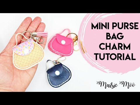 Mini Round Purse Bag Charm