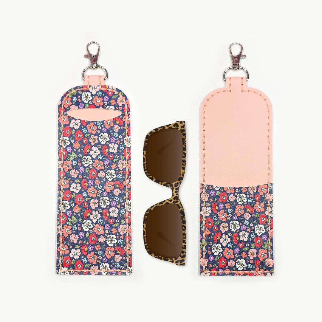 Sunnies Keychain Pattern, Pair Eyewear Topper Case SVG Template, Faux Leather DIY Crafts with Maisie Moo