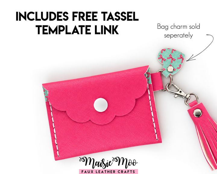 EasyStitch Keychain Card Wallet SVG Pattern | 4 Flap Styles