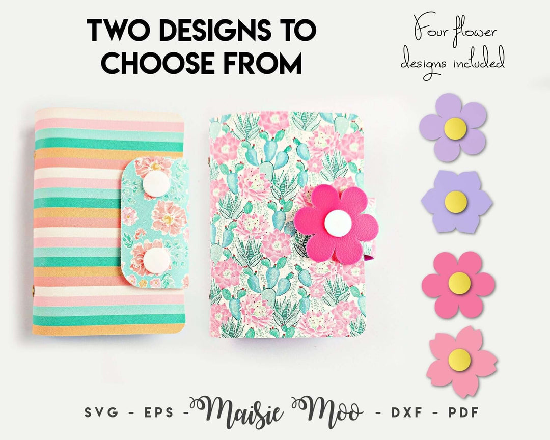 Card Cozy Faux Leather Crafts for Cricut and Silhouette by Maisie Moo Design