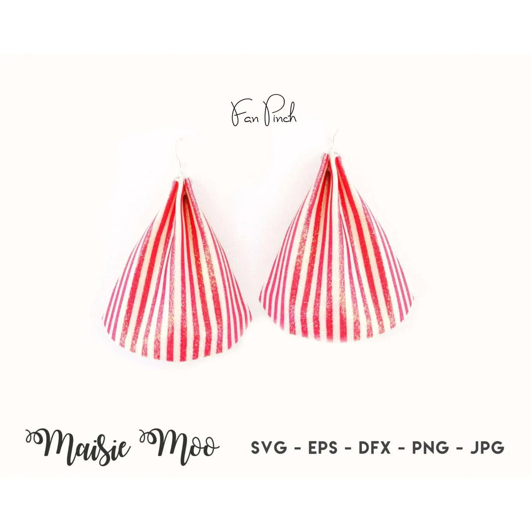 3D Pinch Earrings 3D Pinch Earring SVG Template Faux Leather Cricut EarringSVG Faux Leather Cricut Earring