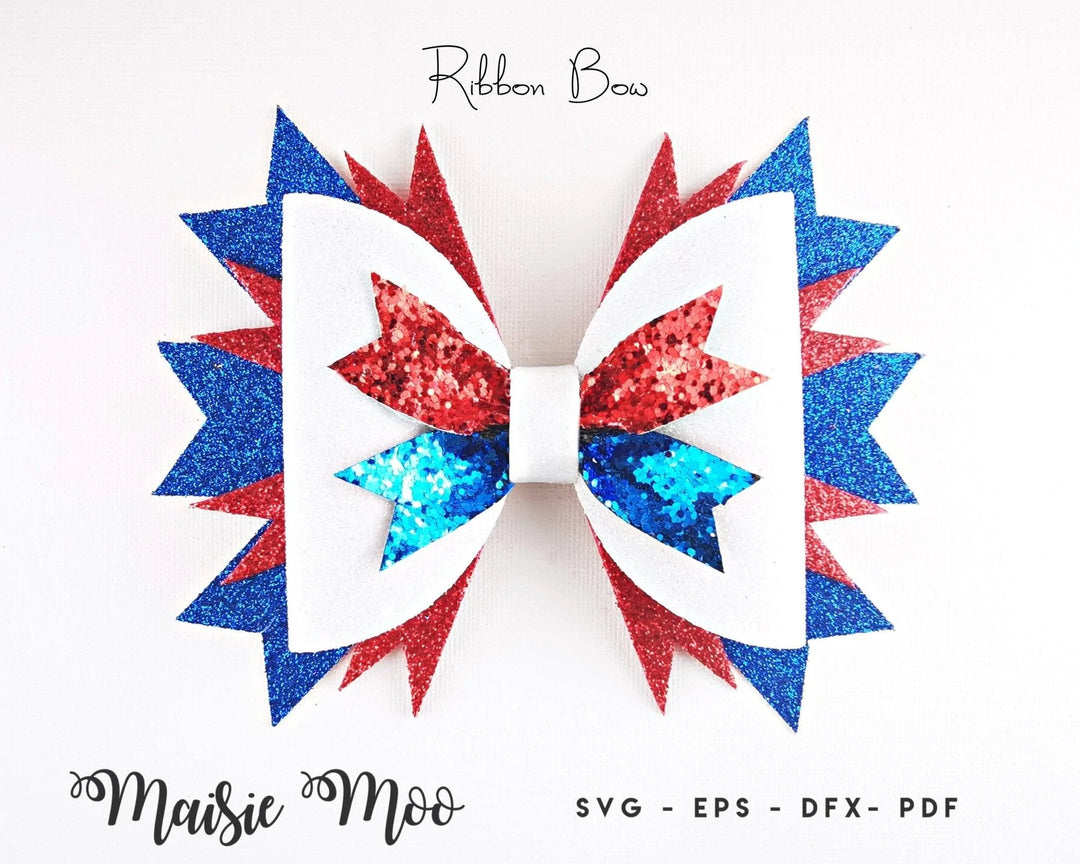 4th July Hair Bow Collection - Maisie Moo