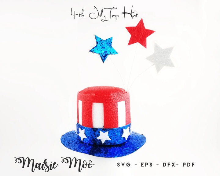4th July Petite Top Hat - Maisie Moo