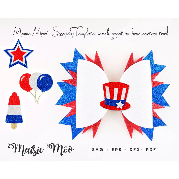 4th of July Snap Clip Collection - Maisie Moo