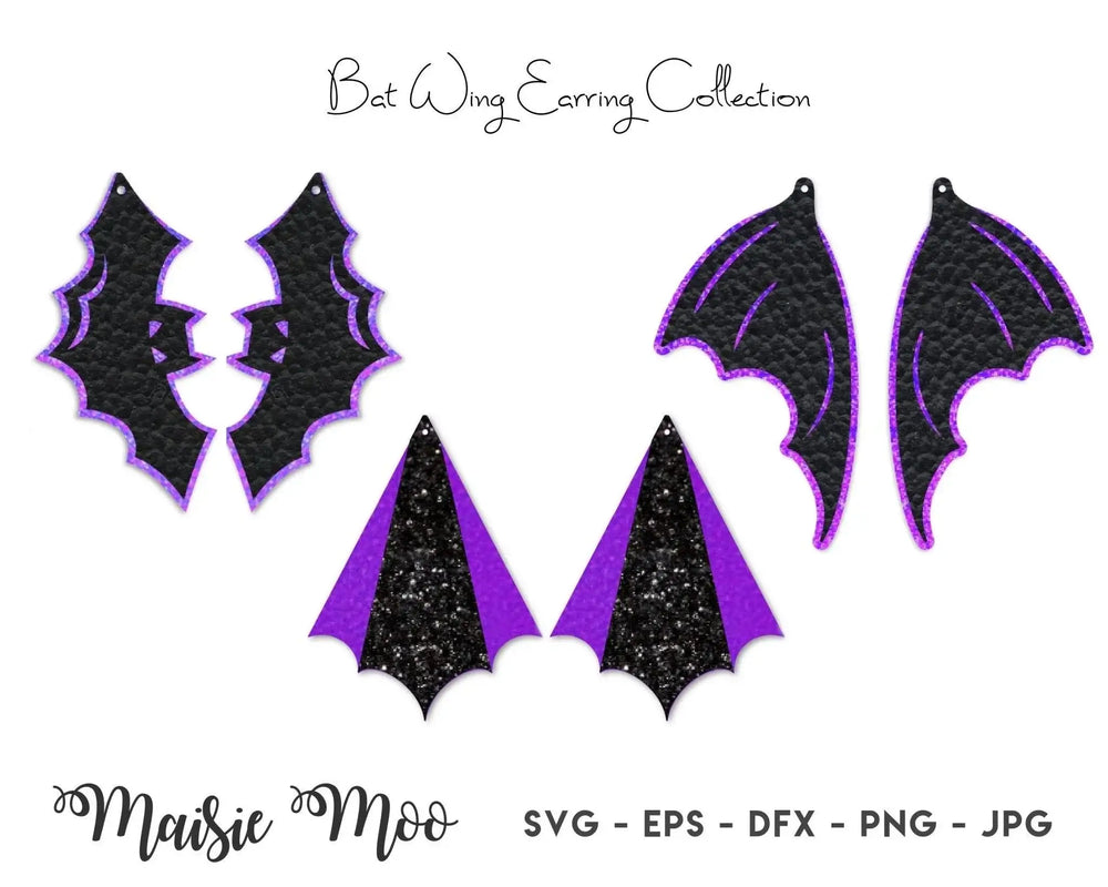 Bat Wing Earring Collection - Maisie Moo