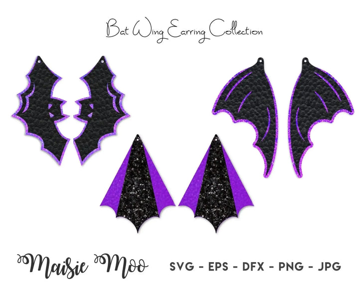Bat Wing Earring Collection - Maisie Moo