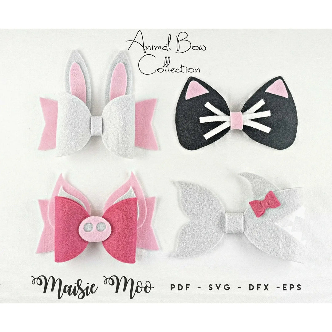Bunny Ears Hair Bow - Maisie Moo