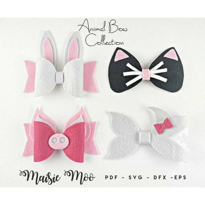 Bunny Ears Hair Bow - Maisie Moo