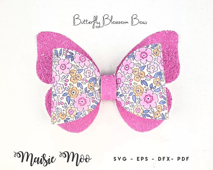Butterfly Blossom Bow - Maisie Moo