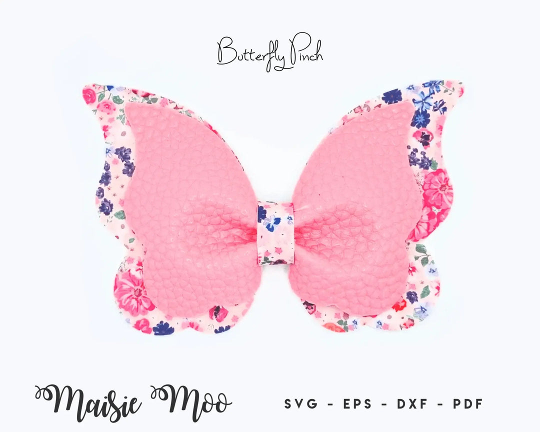 Butterfly Pinch Bow - Maisie Moo