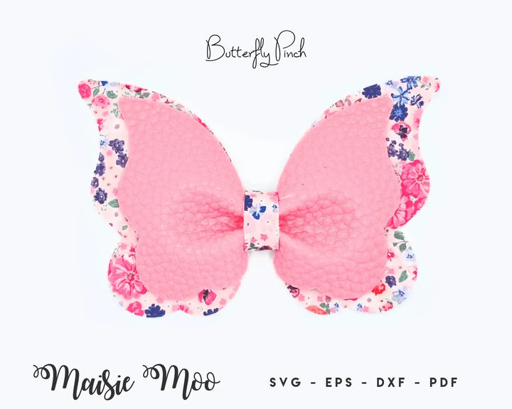 Butterfly Pinch Bow - Maisie Moo