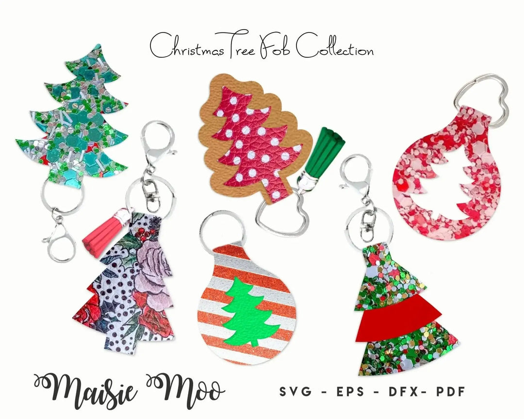Christmas Tree Key Fob Collection - Maisie Moo
