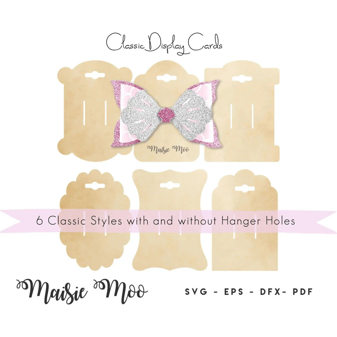 Classic Display Cards for Hair Bows - Maisie Moo