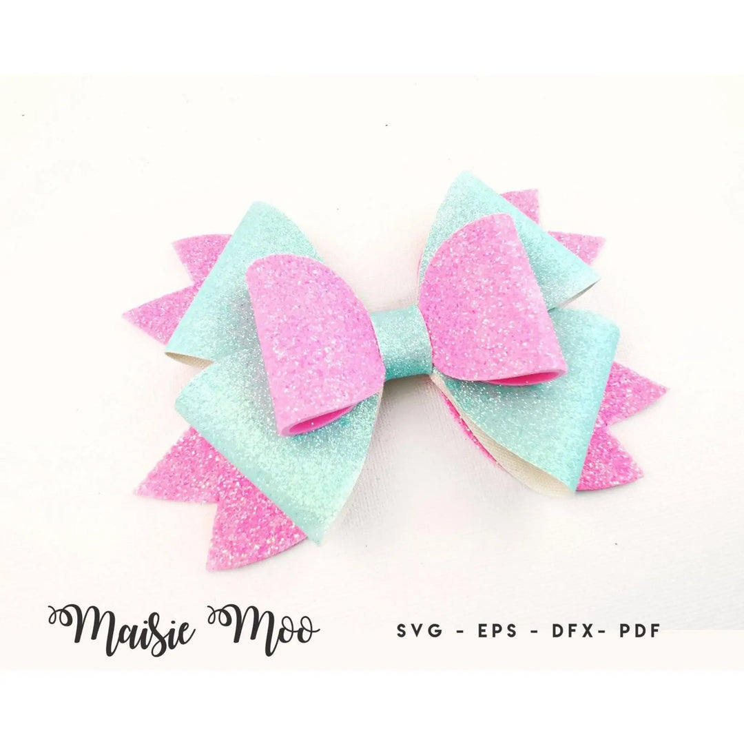 Cotton Candy Bow - Maisie Moo