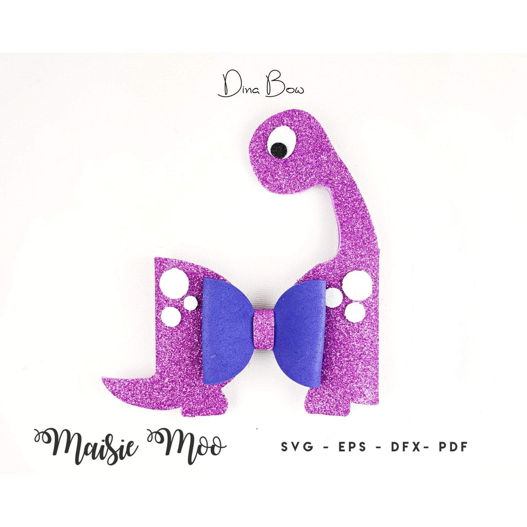 Dina the Dinosaur Bow - Maisie Moo