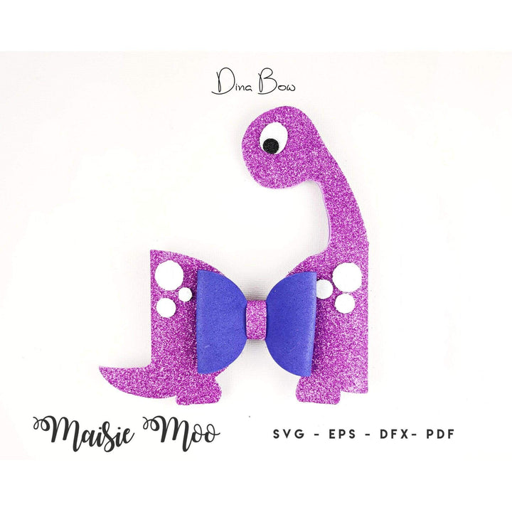 Dina the Dinosaur Bow - Maisie Moo