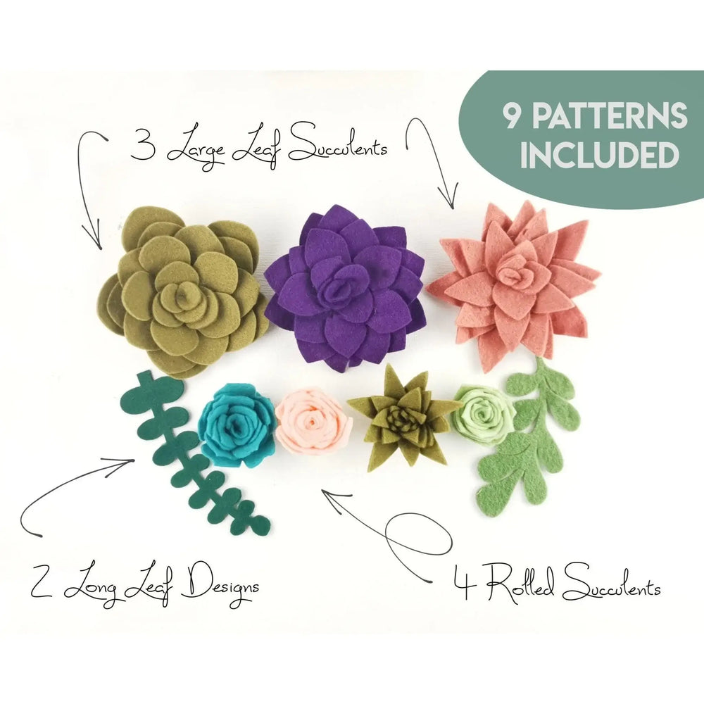 Felt Succulent Collection - Maisie Moo