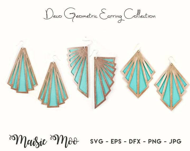 Geometric Deco Earring Collection - Maisie Moo