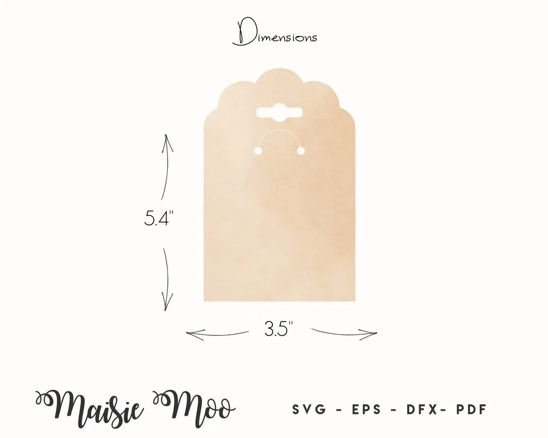 Key Fob Display Card - Maisie Moo