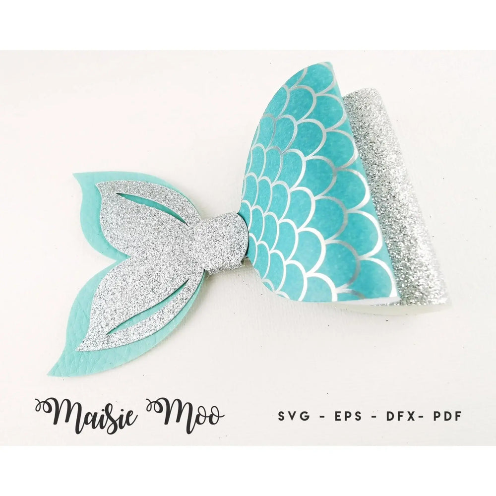 Mermaid Tail Bow - Maisie Moo