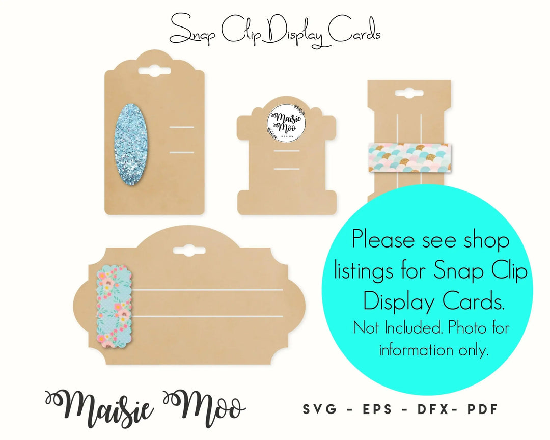 Snap Clip SVG, Star Snapclip Template, Moon Bow Template, Bow SVG,  Clippie Cover, Cricut Cut Files, Silhouette Cut Files, - Maisie Moo