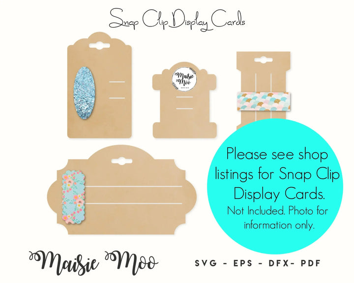 Snap Clip SVG, Star Snapclip Template, Moon Bow Template, Bow SVG,  Clippie Cover, Cricut Cut Files, Silhouette Cut Files, - Maisie Moo