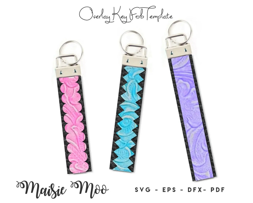 Overlay Key Fob - Maisie Moo