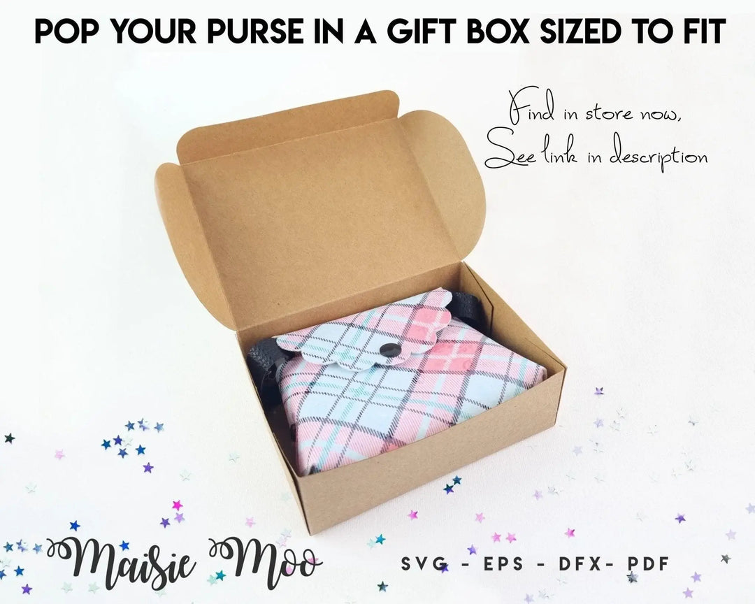 Scalloped 3D Purse SVG - Maisie Moo