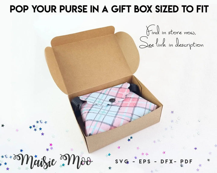 Scalloped 3D Purse SVG - Maisie Moo