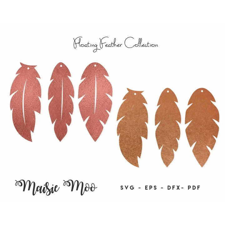 Simply Feather Earrings - Maisie Moo