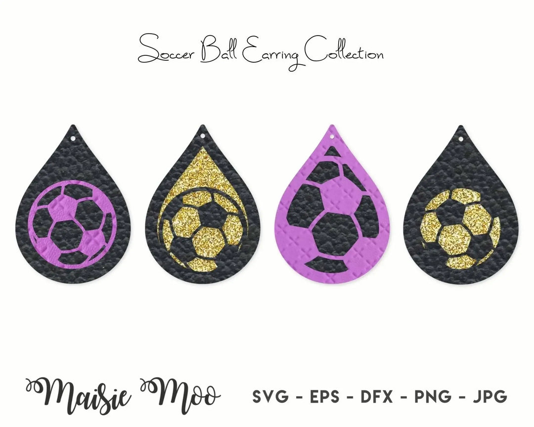 Soccer Earring Collection - Maisie Moo