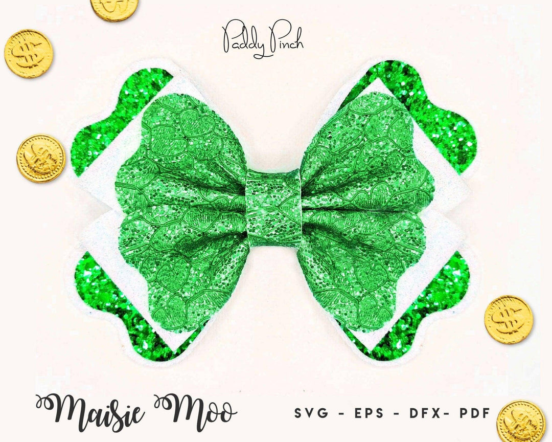 St Patrick's Pinch Bow - Maisie Moo