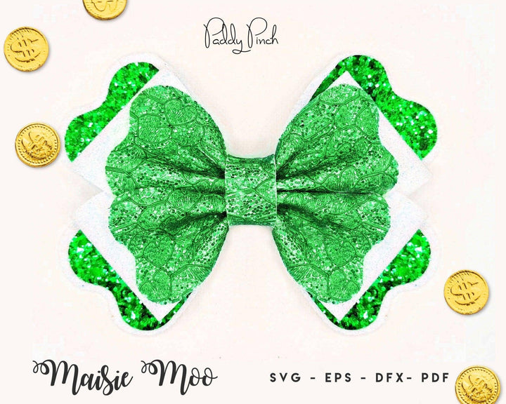 St Patrick's Pinch Bow - Maisie Moo