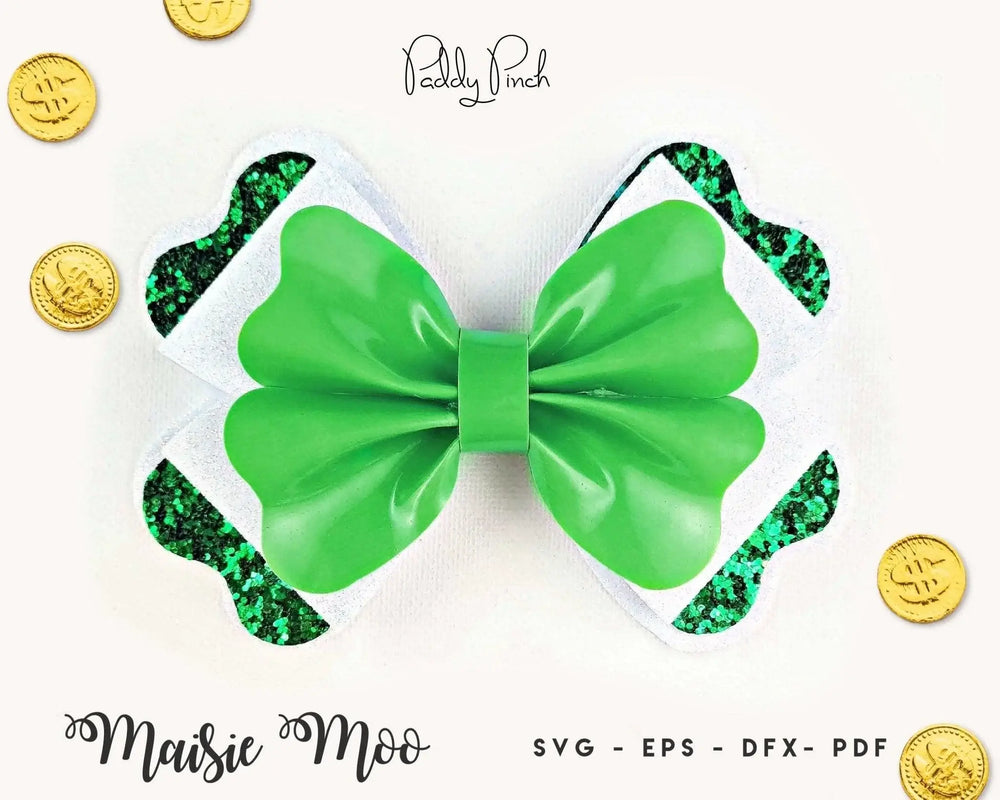 St Patrick's Pinch Bow - Maisie Moo