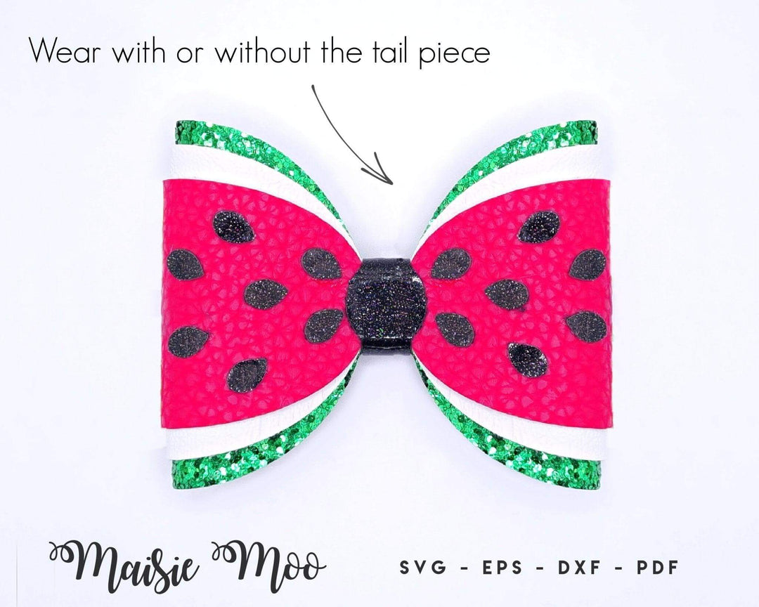 Summer Watermelon Bow - Maisie Moo