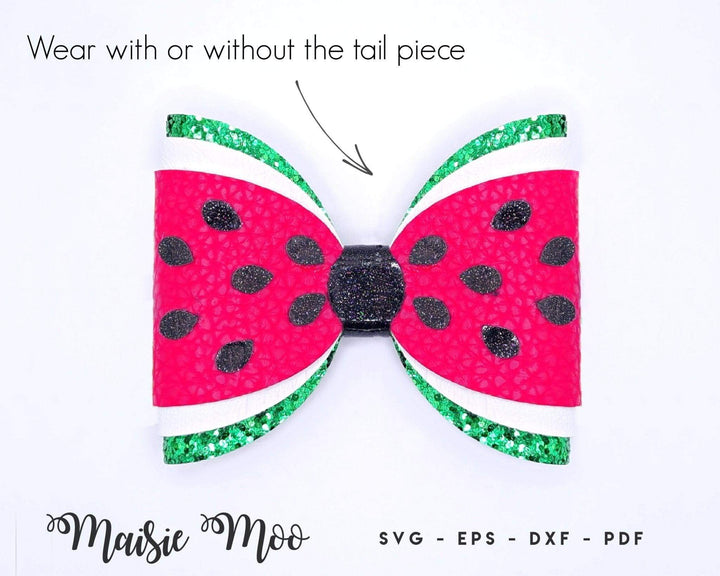 Summer Watermelon Bow - Maisie Moo