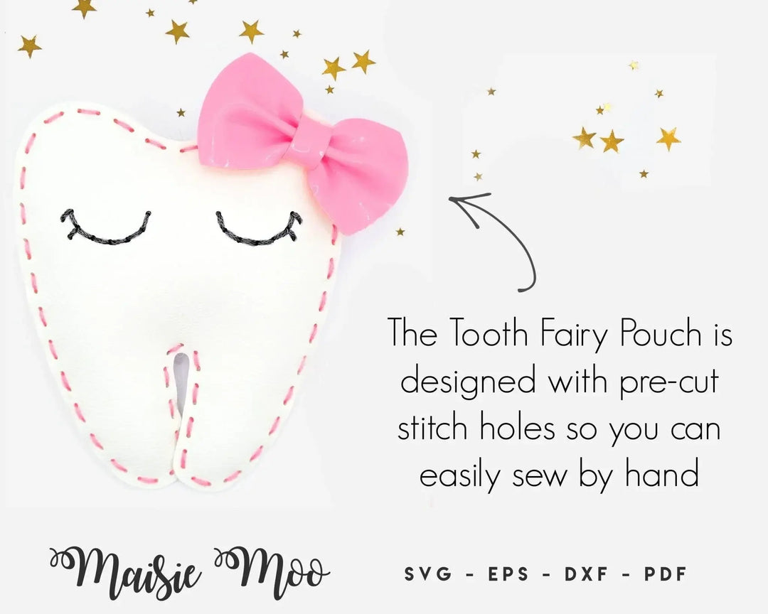 Tooth Fairy Pouch | Easy Stitch - Maisie Moo