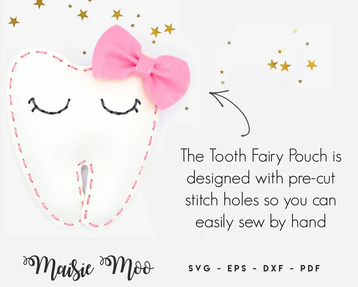 Tooth Fairy Pouch | Easy Stitch - Maisie Moo