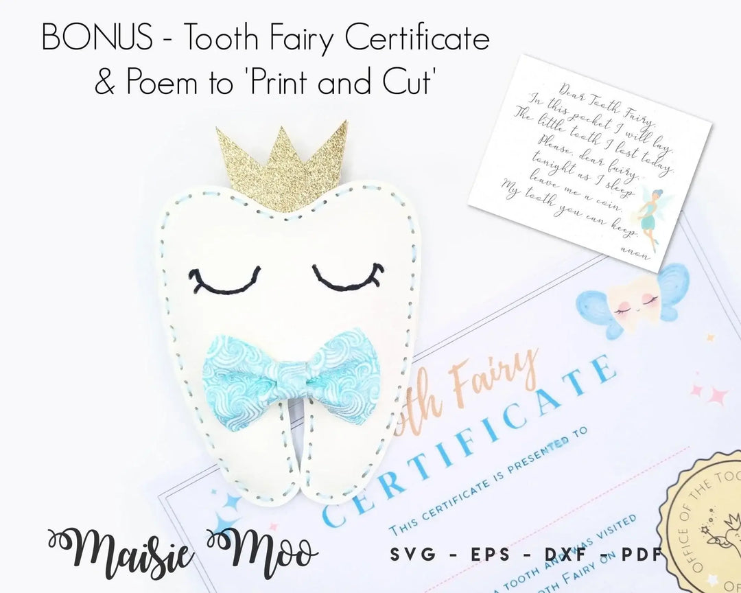 Tooth Fairy Pouch | Easy Stitch - Maisie Moo