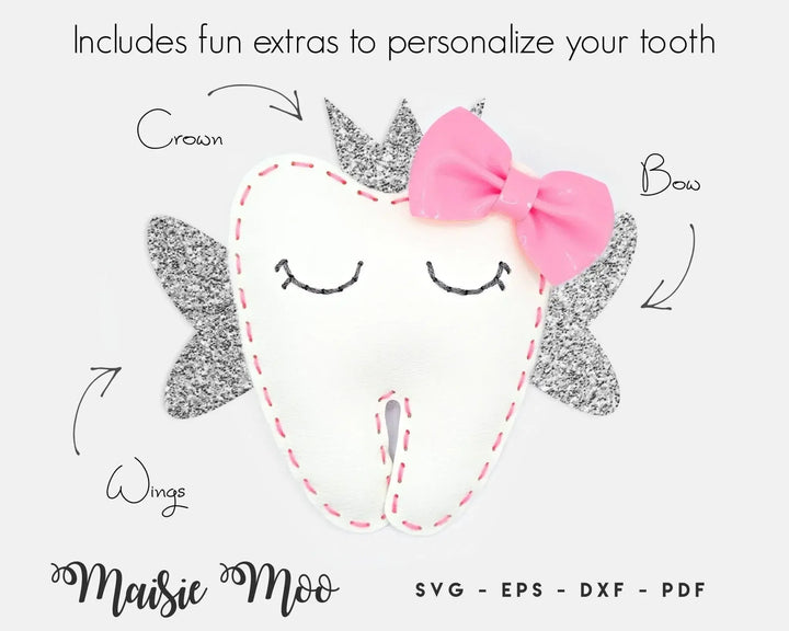 Tooth Fairy Pouch | Easy Stitch - Maisie Moo