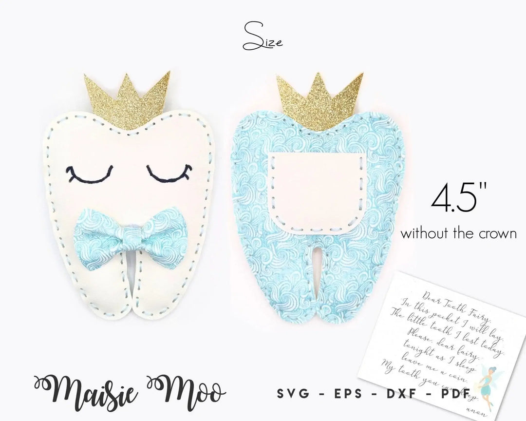 Tooth Fairy Pouch | Easy Stitch - Maisie Moo