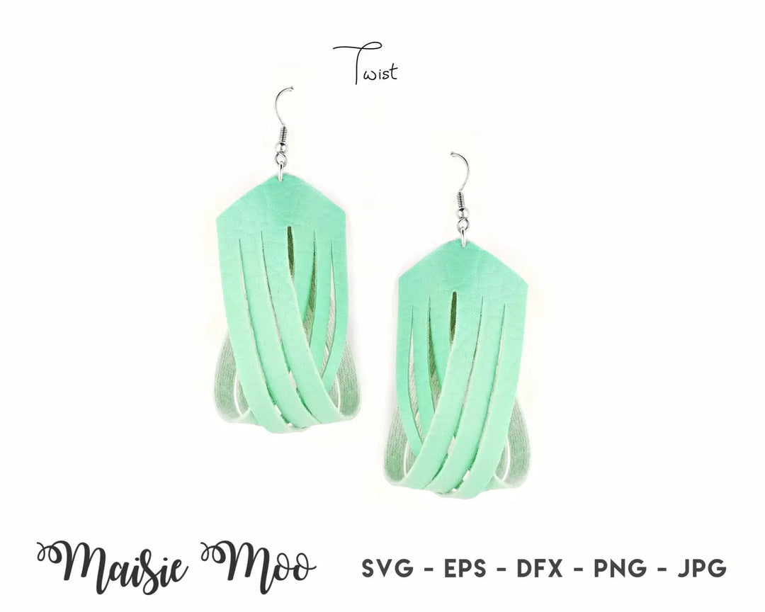 Twisted Tassel 3D Earring Collection - Maisie Moo