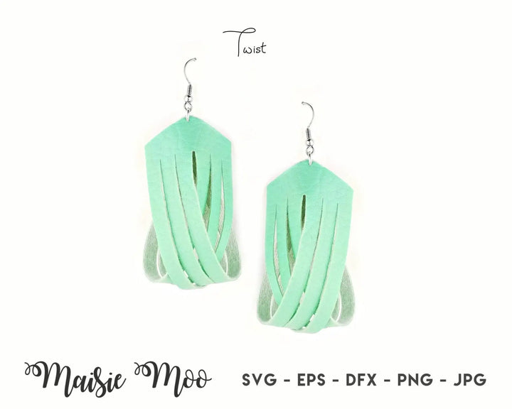 Twisted Tassel 3D Earring Collection - Maisie Moo