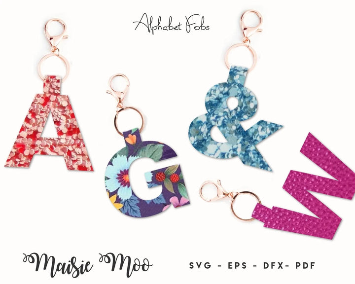 Alphabet Key Fob | Letter Keychain - Maisie Moo