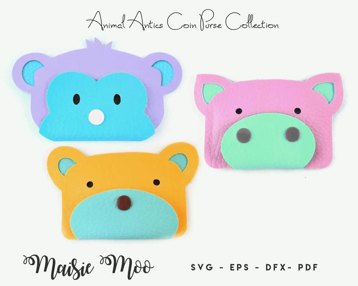 Animal Coin Purse Collection - Maisie Moo