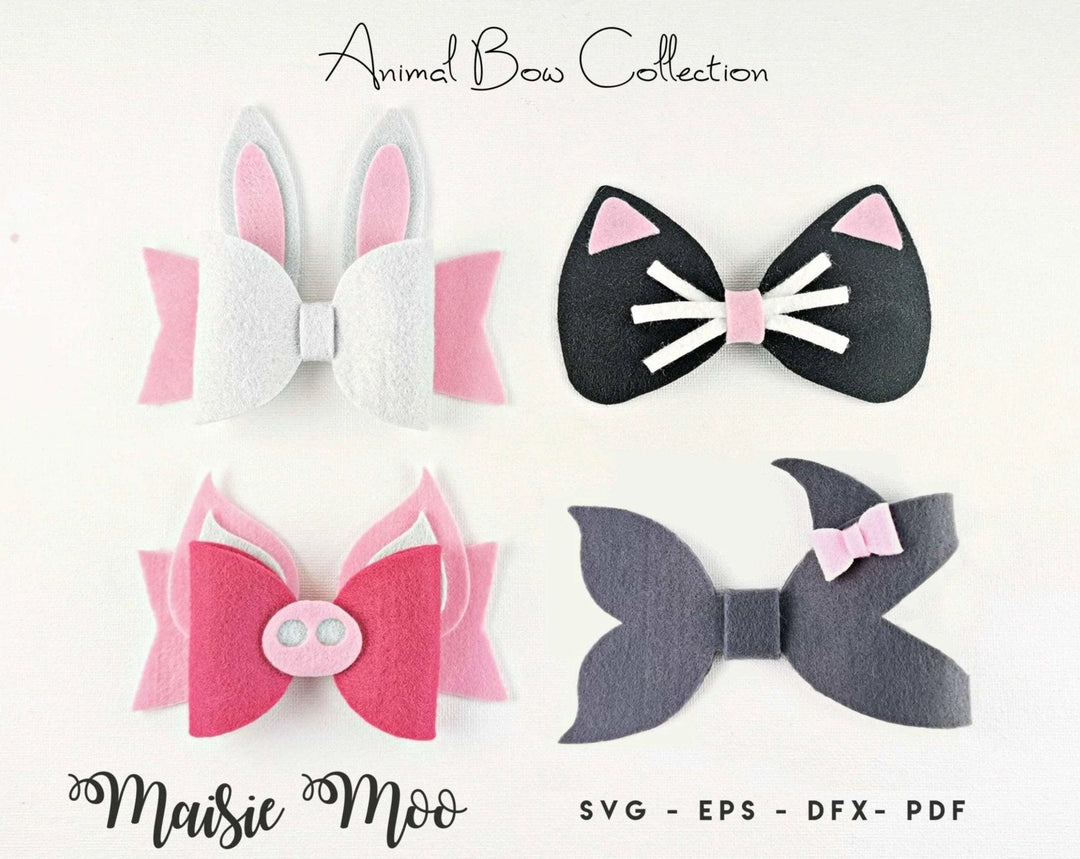 Animal Bow Collection - Maisie Moo