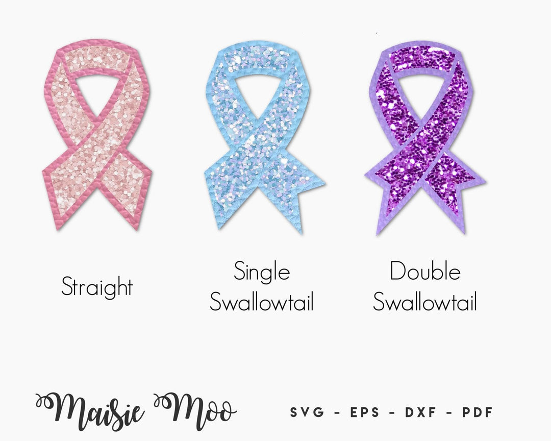 Awareness Ribbon Collection - FREE SVG - Maisie Moo