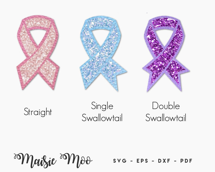 Awareness Ribbon Collection - FREE SVG - Maisie Moo